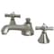 Kingston Brass KS4478ZX 8" Widespread Bathroom Faucet, Brushed Nickel KS4478ZX - alternate 1